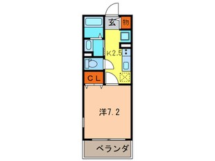 ラポ－ルⅠの物件間取画像